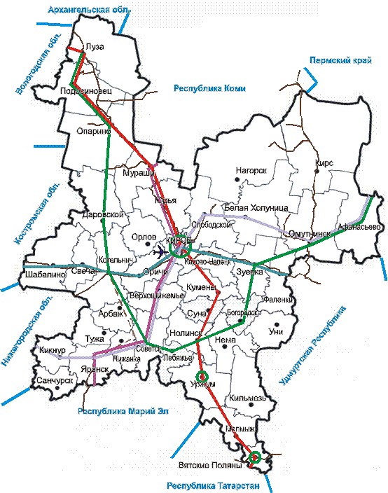 Карта Кировской Области Купить Киров